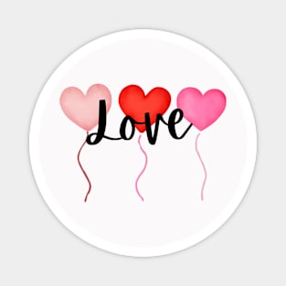 Heart Balloon Love Valentine_s Special Graphic Design Magnet